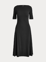 Lauren Ralph Lauren Munzie Stretch Jersey Midi Dress - Image 5 of 5