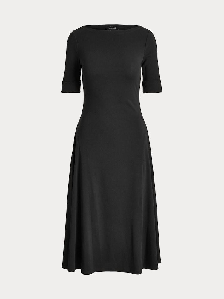 Lauren Ralph Lauren Munzie Stretch Jersey Midi Dress - Image 5 of 5