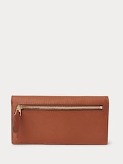 Lauren Ralph Lauren Brown Leather Slim Wallet Purse - Image 2 of 4