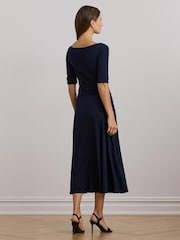 Lauren Ralph Lauren Munzie Stretch Jersey Midi Dress - Image 2 of 5