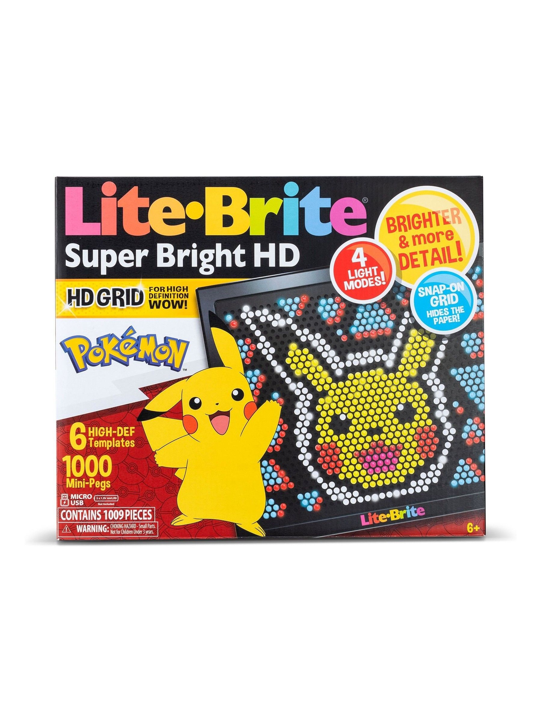 Buy Basic Fun Lite Brite Super Bright HD Pokemon from the Next UK online shop