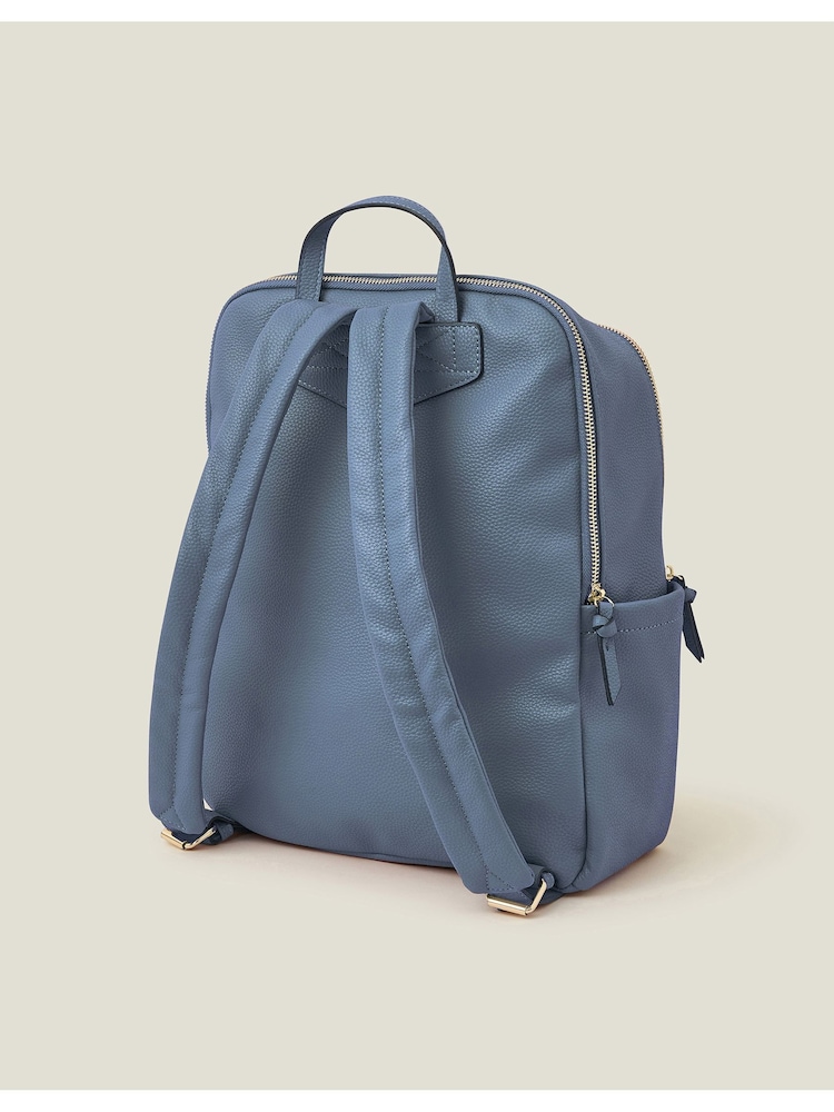 Accessorize Blue Zip Around Backpack - Image 2 of 5