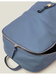 Accessorize Blue Zip Around Backpack - Image 4 of 5
