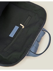 Accessorize Blue Zip Around Backpack - Image 5 of 5