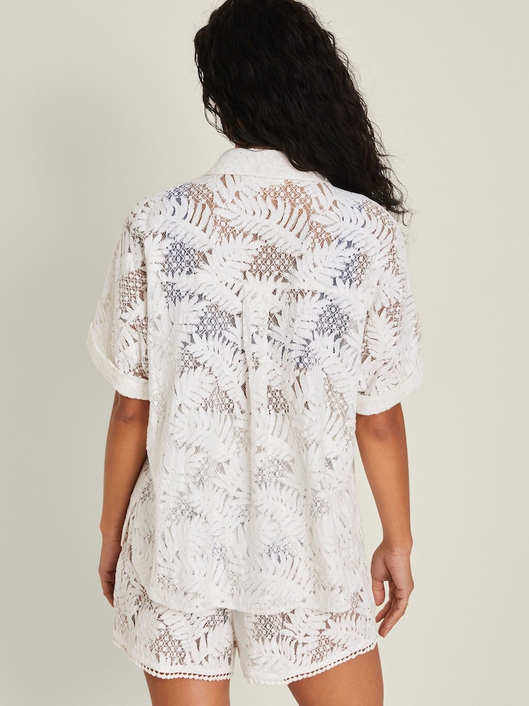 Accessorize Manches courtes Lacy Palm Chemises - Image 3 of 4