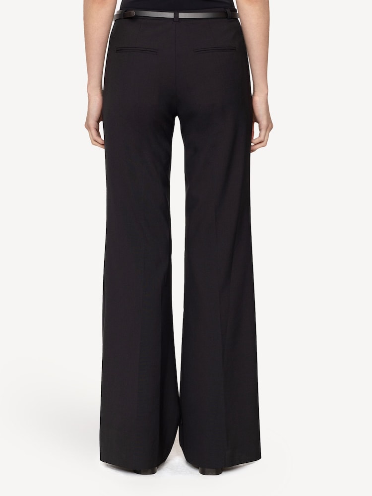 Sea New York Black Hallie Wool Suiting Low Rise Pants - Image 2 of 6