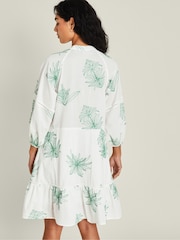 Accessorize Minikleid aus 100 % Baumwolle mit besticktem Palmenprint - Bild 2 von 4