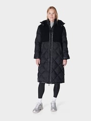 Sweaty Betty Black Navigate Longline Coat - Image 1 of 5