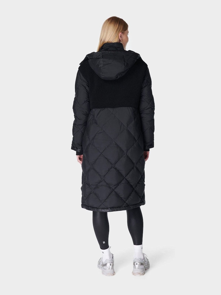Sweaty Betty Black Navigate Longline Coat - Image 2 of 5