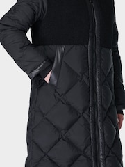 Sweaty Betty Black Navigate Longline Coat - Image 4 of 5