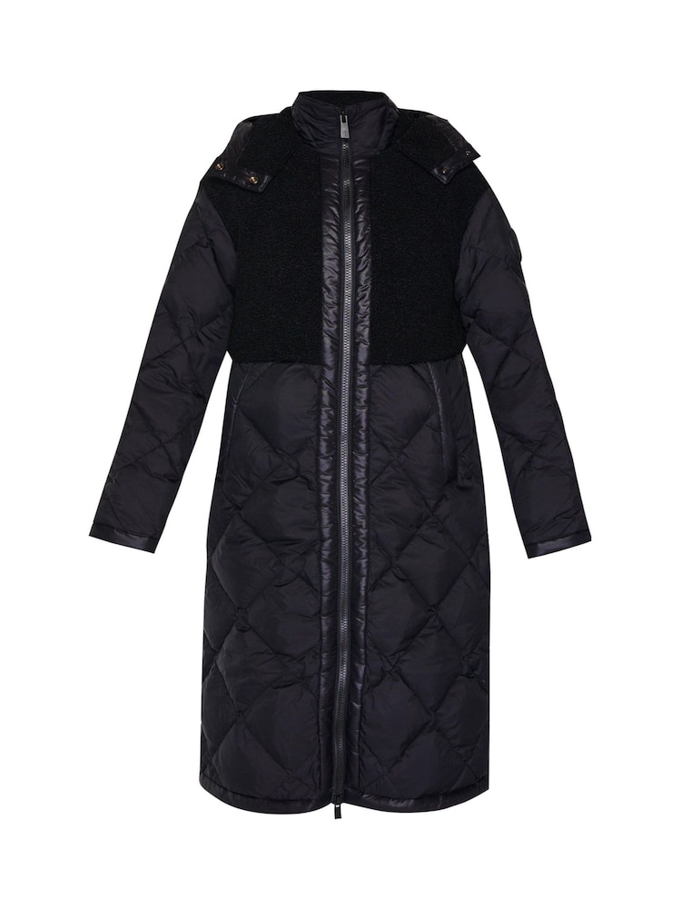 Sweaty Betty Black Navigate Longline Coat - Image 5 of 5
