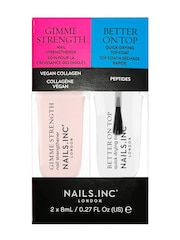 NAILS INC Gimme Strength X Better On Top Mini Nail Treatment Duo - Image 1 of 3