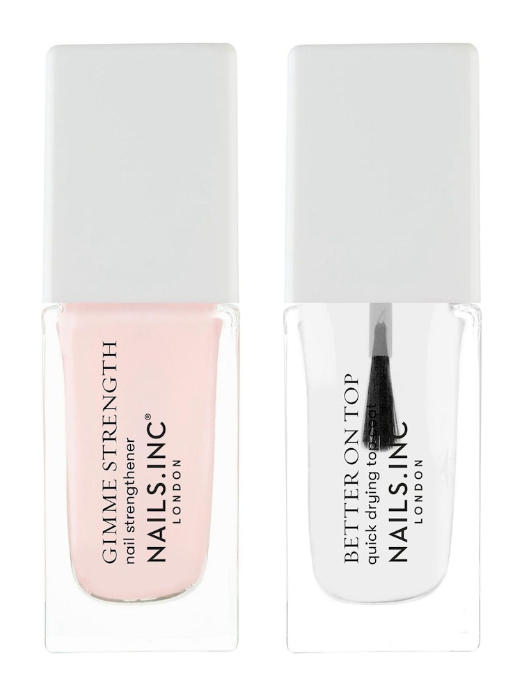 NAILS INC Gimme Strength X Better On Top Mini Nail Treatment Duo - Image 2 of 3