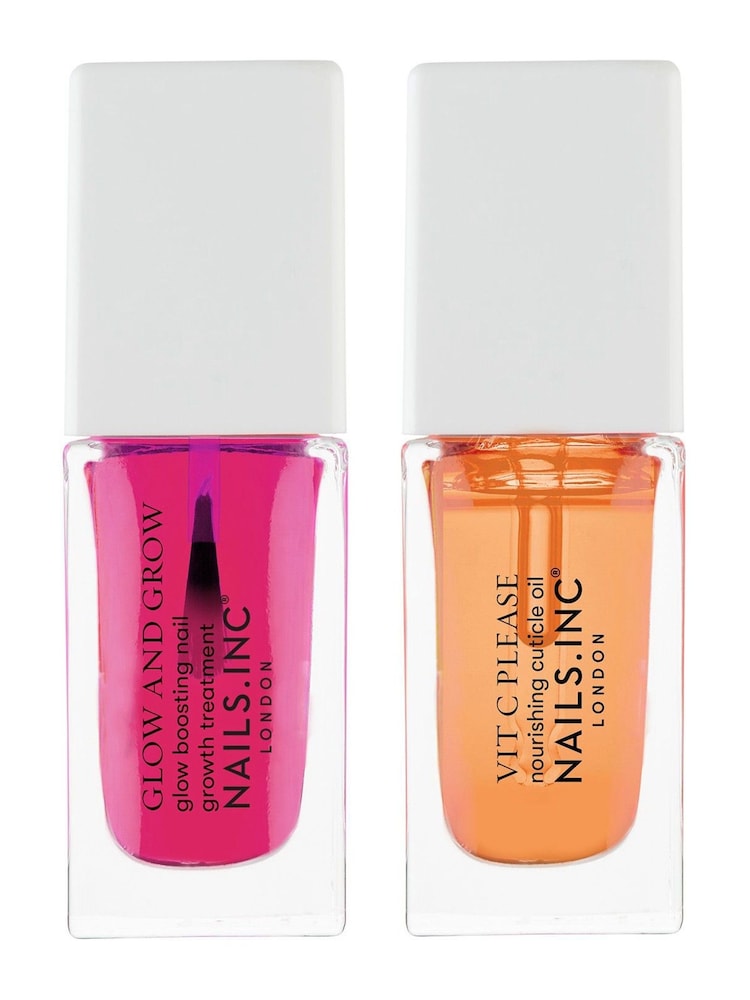 NAILS INC Glow And Grow X Vit C Please Mini Nail Treatment Duo - Image 2 of 3