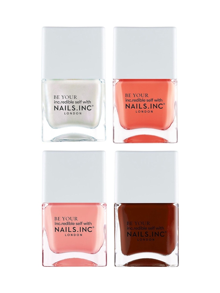 NAILS INC Apricot Crush 4-Piece Nail Polish Set (Worth £32) - Image 2 of 4