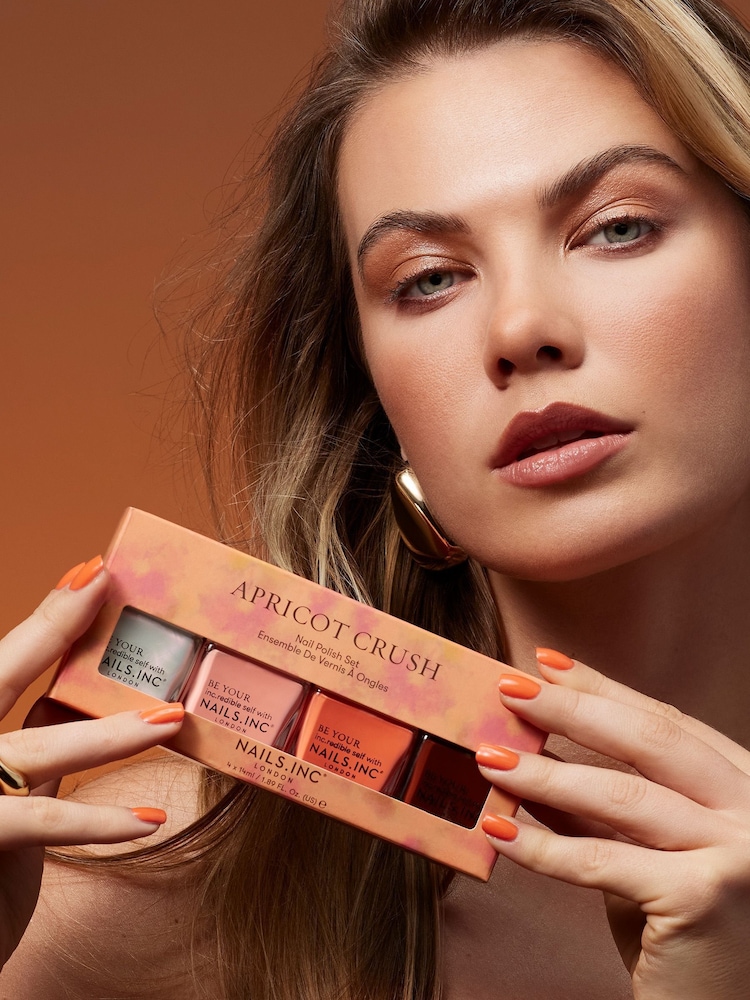 NAILS INC Apricot Crush 4-Piece Nail Polish Set (Worth £32) - Image 4 of 4