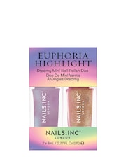NAILS INC Euphoria Highlight Mini Nail Polish Duo - Image 1 of 4