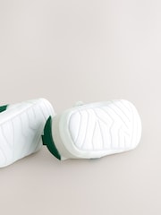 White/Green Baby Touch Fastening Elastic Lace Chevron Trainers (0-24mths) - Image 5 of 5