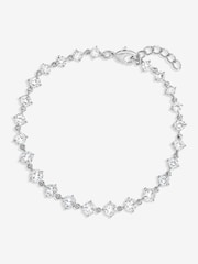 Jon Richard Silver Tone Cubic Zirconia Bracelet - Image 1 of 1