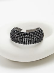 Jon Richard Black Statement Jet Bracelet - Image 1 of 2