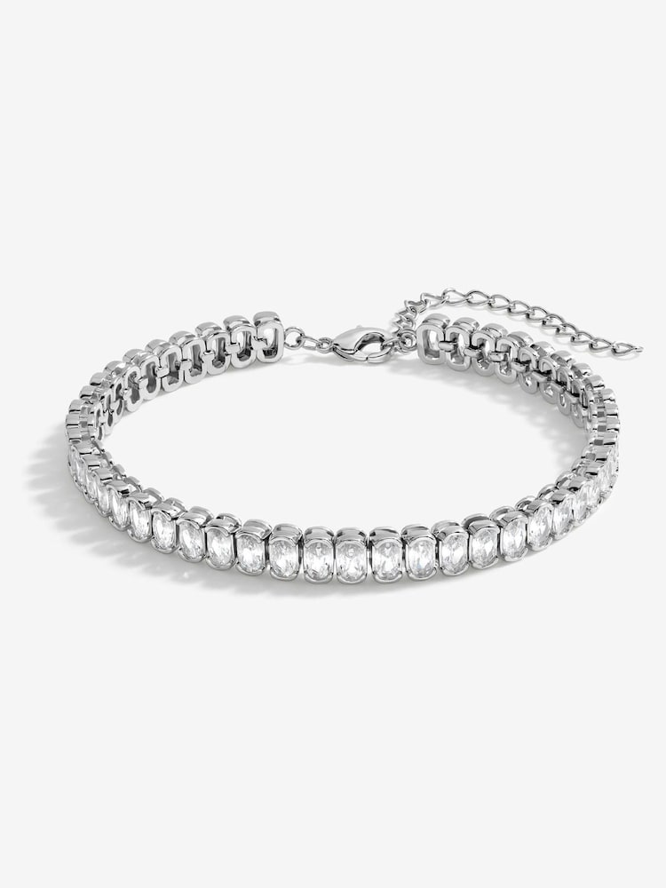 Jon Richard Silver Tone Cubic Zirconia Bracelet - Image 2 of 4