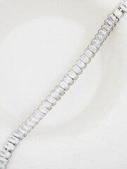 Jon Richard Silver Tone Cubic Zirconia Bracelet - Image 3 of 4