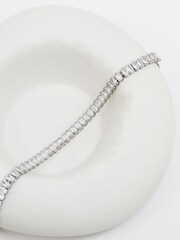 Jon Richard Silver Tone Cubic Zirconia Bracelet - Image 4 of 4