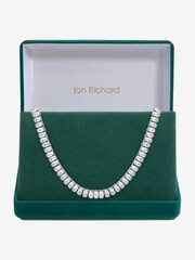 Jon Richard Silver Tone Cubic Zirconia Zirconia Allway Necklace - Image 1 of 4