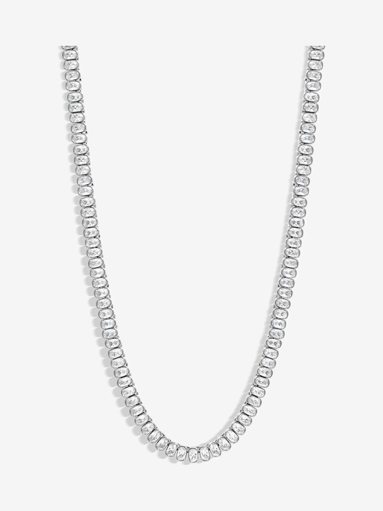 Jon Richard Silver Tone Cubic Zirconia Zirconia Allway Necklace - Image 2 of 4