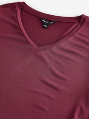 Purple Plum Basic V-Neck T-Shirt - Image 2 of 3
