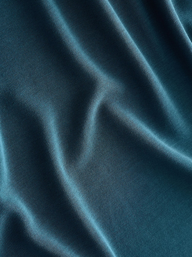 Blue Teal Sleeveless V-Neck Vest - Image 2 of 2
