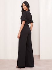 Friends Like These Tailored Abstract Buckle Puff Sleeve Jumpsuit - Imagen 4 de 4