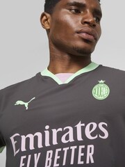 Puma Grey AC Milan Authentic Third Shirt 2024-25 - Image 6 of 9