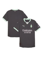 Puma Grey AC Milan Authentic Third Shirt 2024-25 - Image 7 of 9