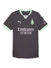 Puma Grey AC Milan Authentic Third Shirt 2024-25 - Image 9 of 9