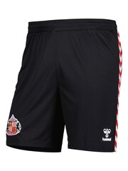 Hummel Black Sunderland Home Shorts 2024-25 - Image 2 of 4
