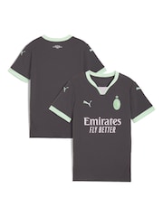 Puma Grey Kids AC Milan Third Shirt 2024-25 - Image 3 of 5