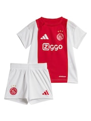 adidas White Ajax Home Babykit 2024-25 - Image 1 of 5