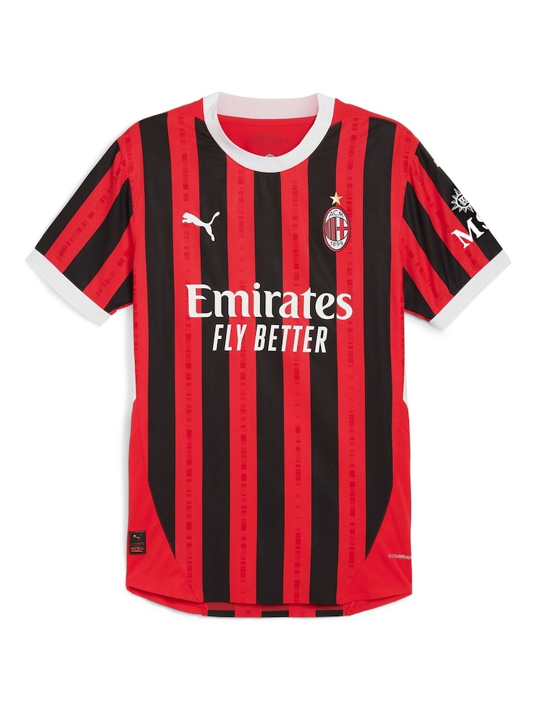 Puma Red Pulisic 11 Printing AC Milan Home Authentic Shirt 2024-25 - Image 2 of 3