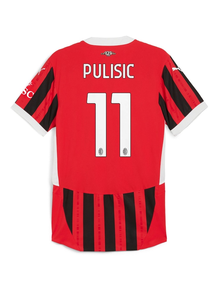 Puma Red Pulisic 11 Printing AC Milan Home Authentic Shirt 2024-25 - Image 3 of 3