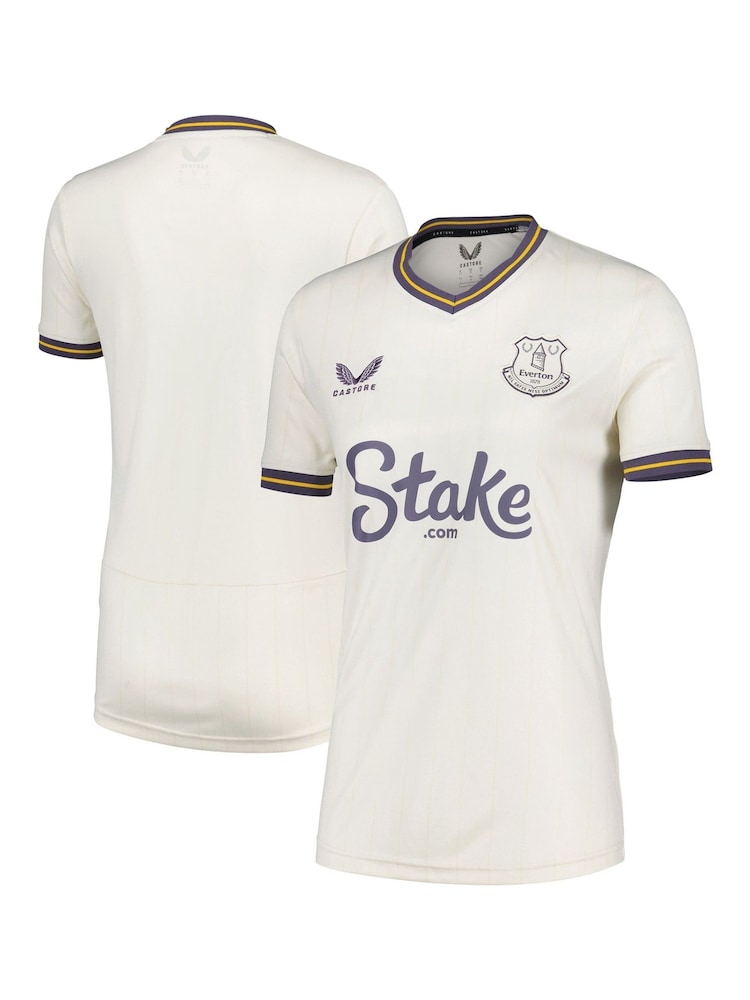 Castore White Womens Everton Third Replica Shirt 2024-25 - Image 1 of 3