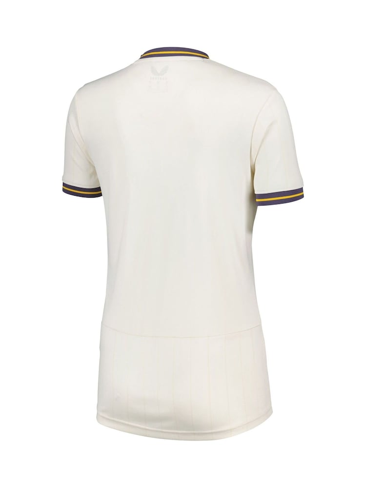Castore White Womens Everton Third Replica Shirt 2024-25 - Image 3 of 3