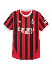 Puma Red Theo 19 Printing AC Milan Home Authentic Shirt 2024-25 - Image 2 of 3