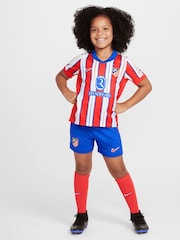 Nike Little Kids Atletico de Madrid Home Stadium Kit 2024-25 - Image 1 of 5