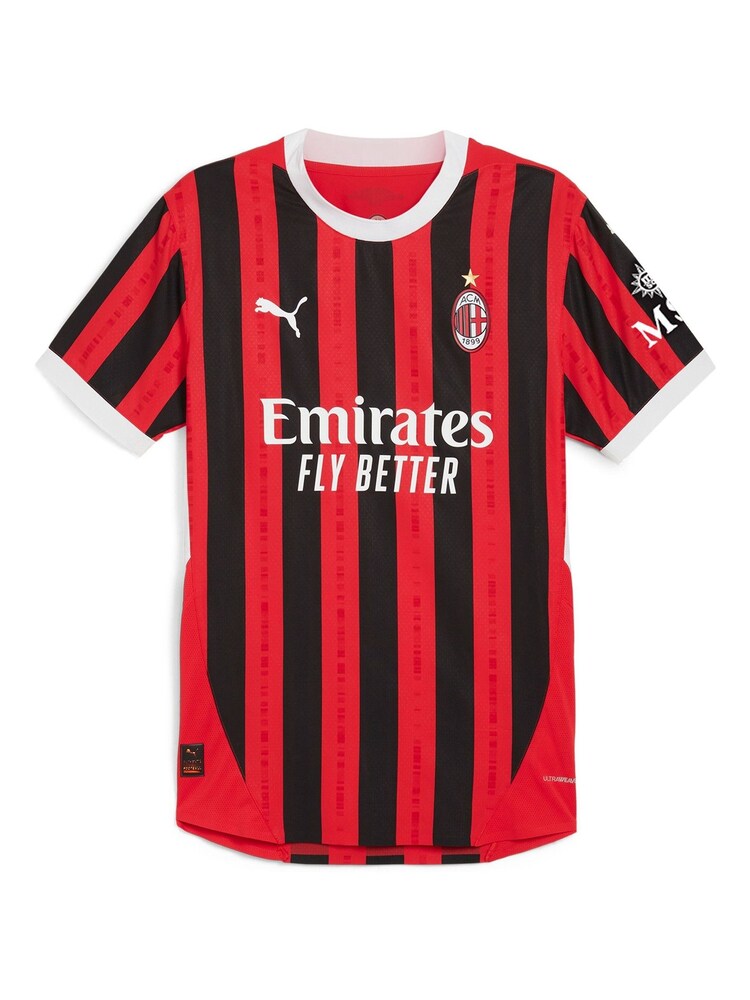 Puma AC Milan Home Authentic Shirt 2024-25 Rafa Leao 10 printing - Image 2 of 3