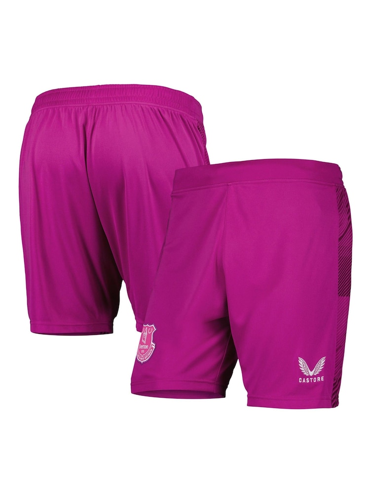 Castore Purple Everton Third Goalkeeper Shorts 2024-25 - Image 1 of 4 Castore Purple Everton Third Goalkeeper Shorts 2024-25 - Image 1 of 4