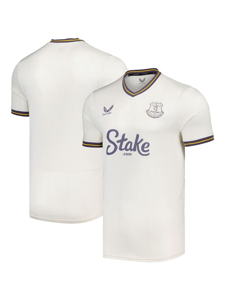 Castore White Everton Third Replica Shirt 2024-25 - Image 1 of 3