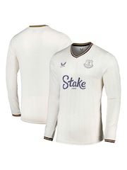 Castore White Long Sleeve Everton Third Replica Shirt 2024-25 - Image 1 of 3