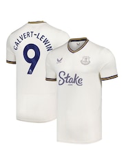 Castore White Calvert Lewin 9 Printing Everton Third Shirt 2024-25 - Image 1 of 3