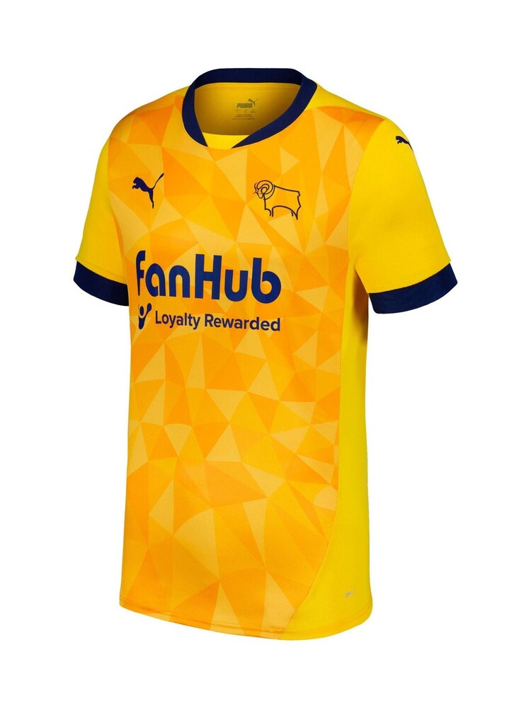 Puma Orange Kids Derby County Third Shirt 2024-25 - Image 3 of 3